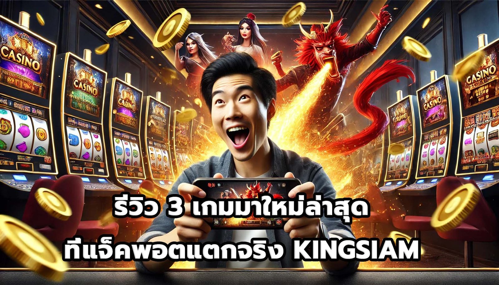 รีวิว 3 เกมมาใหม่ล่าสุดที่แจ็คพอตแตกจริง KINGSIAM-6